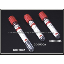 CE and FDA Certificated Clot Activator Blood Tube Red Cap